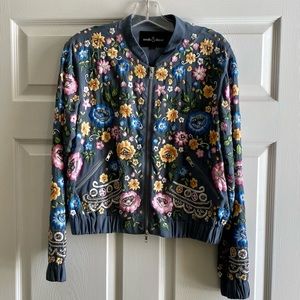 Needle and Thread Sequin embroidered jacket